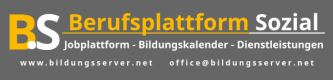 Logo Berufsplattform Sozial: Der Bildungsserver mit Stellenbörse für soziale, pädagogische, psychologische und therapeutische Berufe
