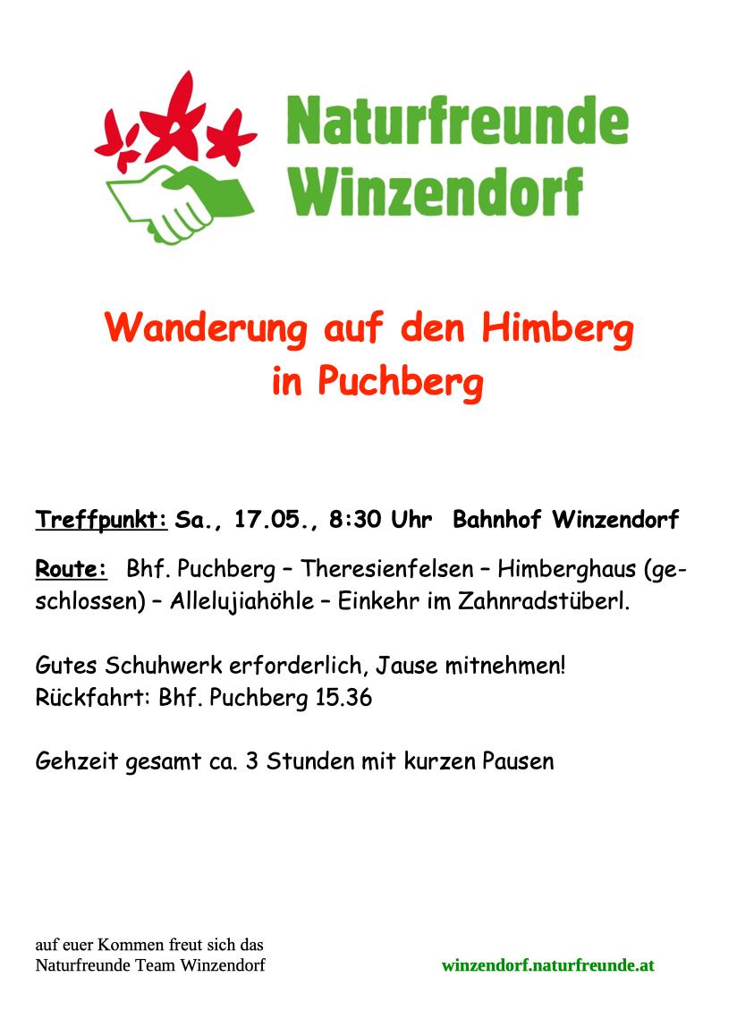 Wanderung auf den Himberg bei Puchberg